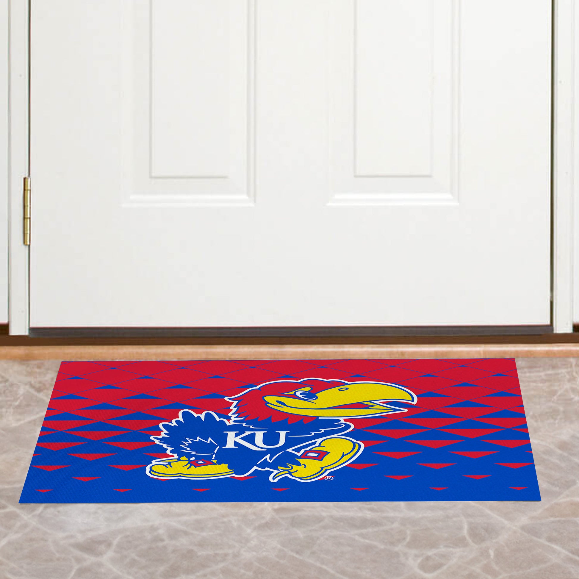 Kansas Jayhawks Washable Rug