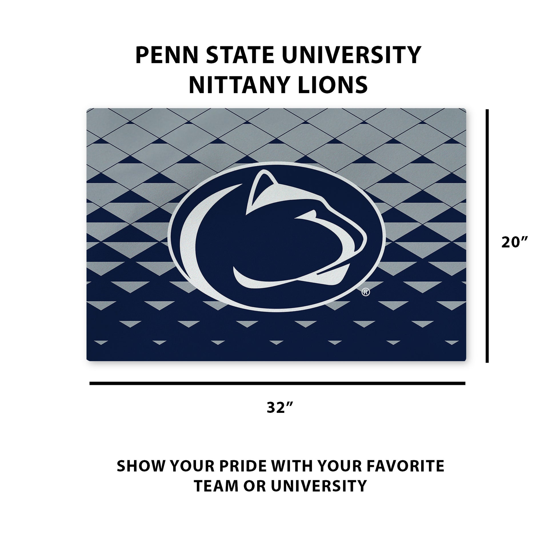 Penn State Nittany Lions Washable Rug Dimensions