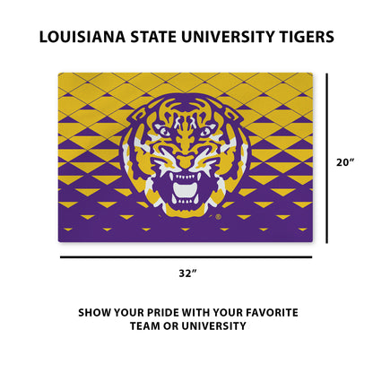LSU Tigers Washable Rug Dimensions