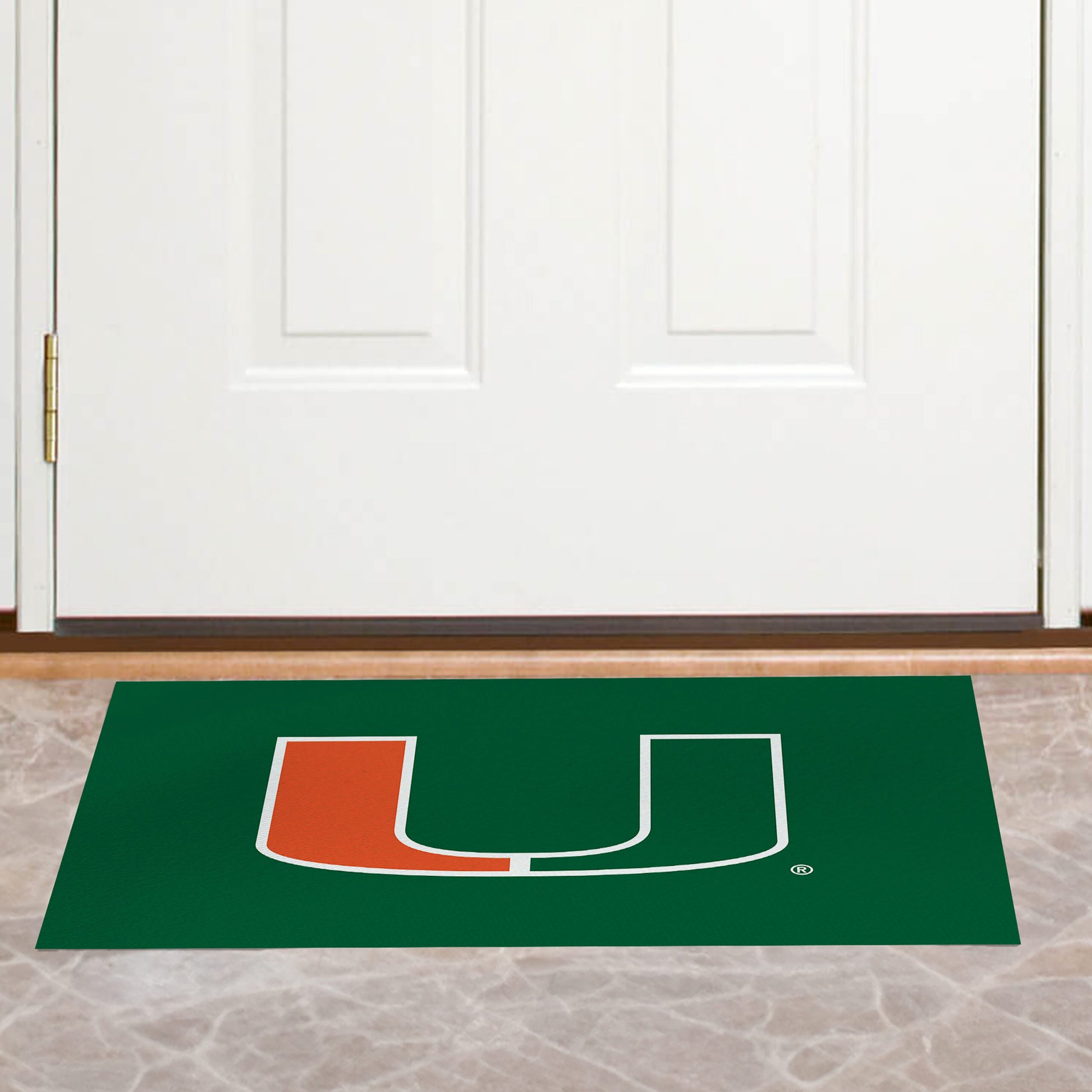 Miami Hurricanes Washable Rug