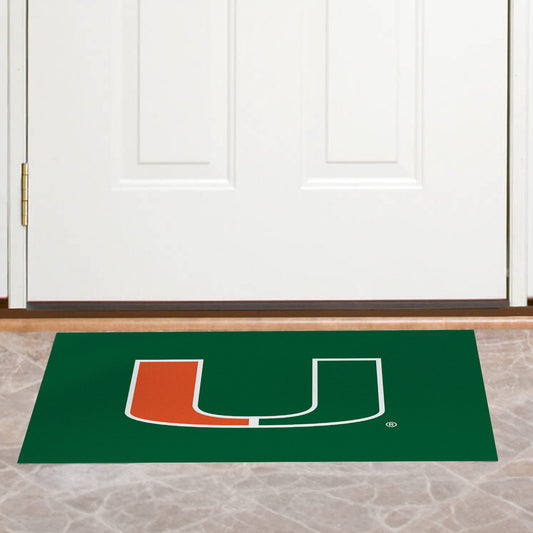 Miami Hurricanes Washable Rug