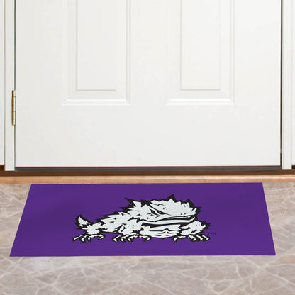 TCU Horned Frogs Washable Rug