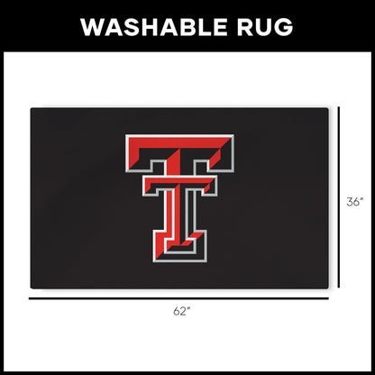 Texas Tech Red Raiders Large Washable Rug Dimensions