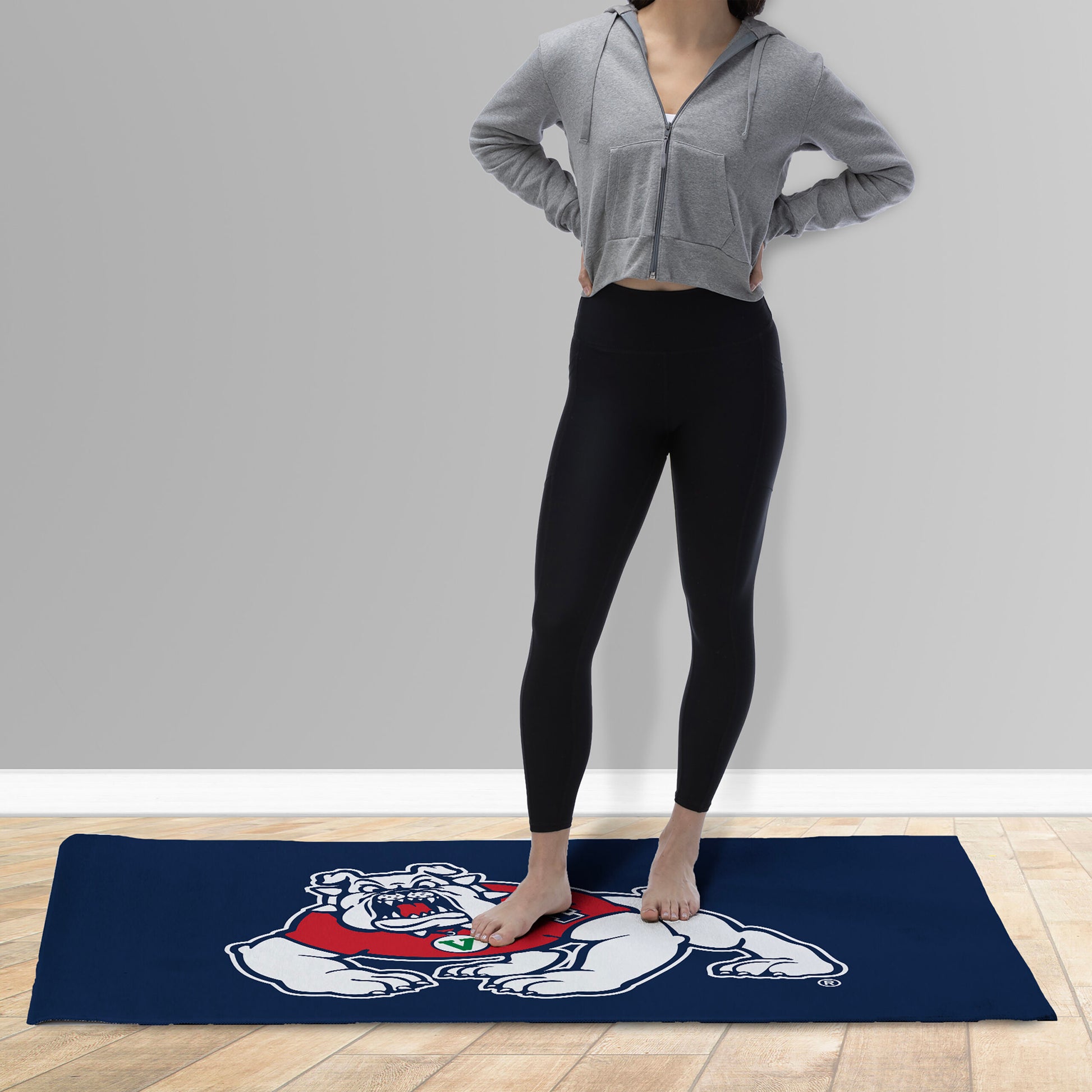 Fresno State Bulldogs large floor mat