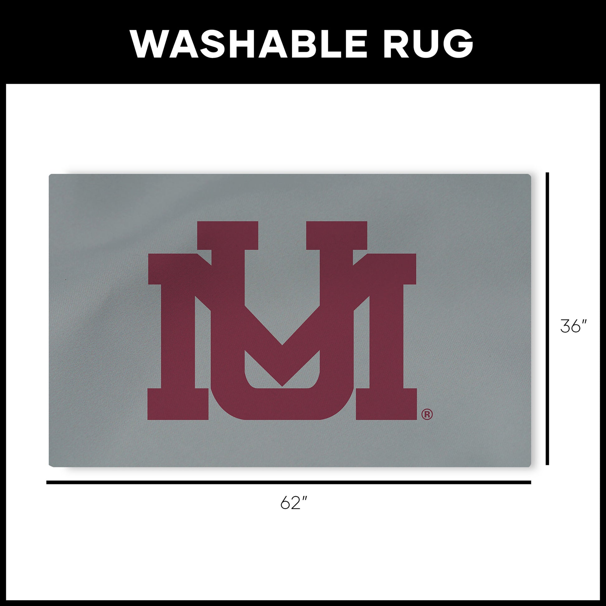 Montana Grizzlies Large Washable Rug Dimensions