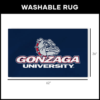 Gonzaga Bulldogs Large Washable Rug Dimensions
