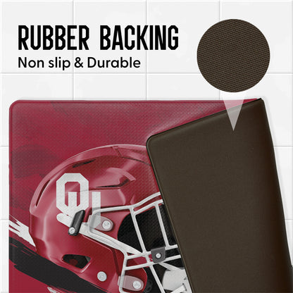 Oklahoma Sooners embossed floor mat