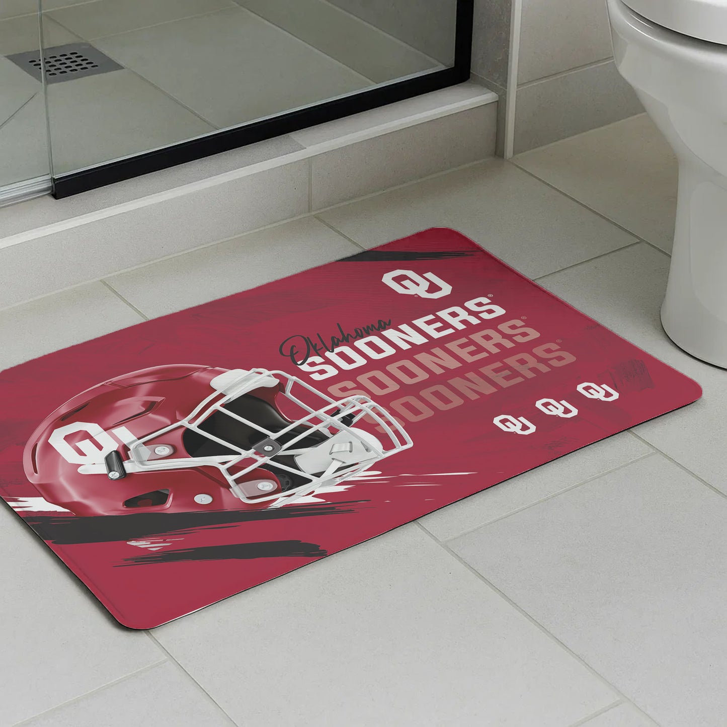 Oklahoma Sooners bath mat