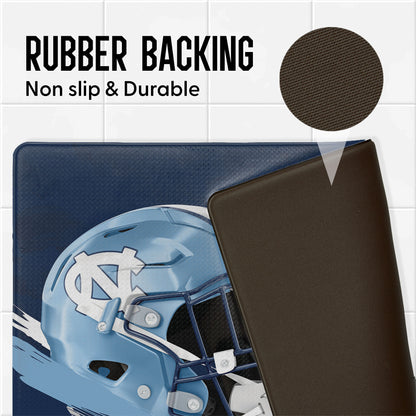 North Carolina Tar Heels embossed floor mat