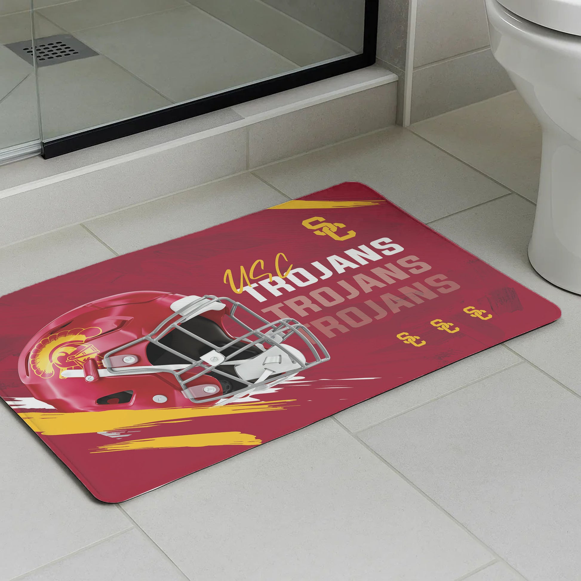 USC Trojans bath mat