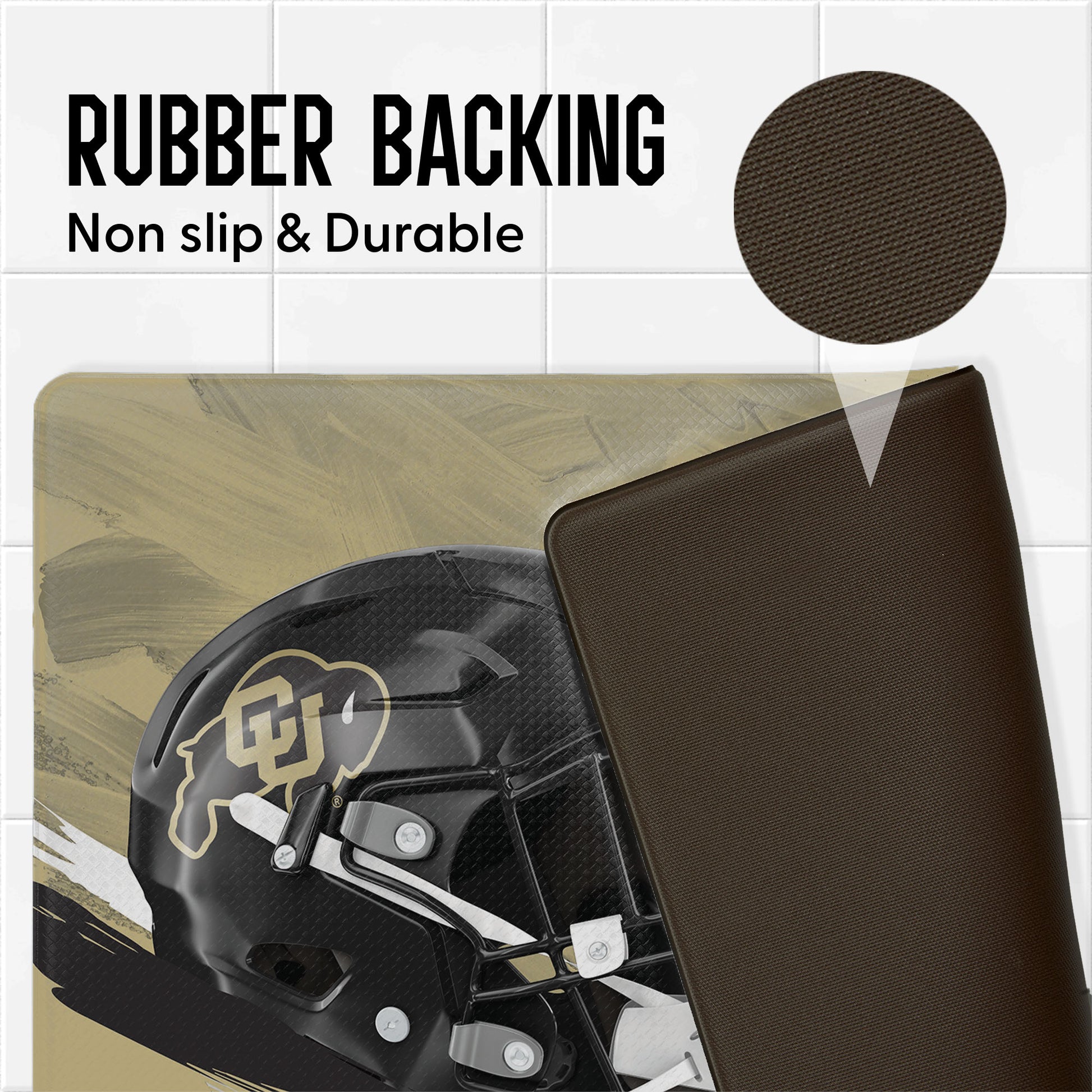 Colorado Buffaloes embossed floor mat