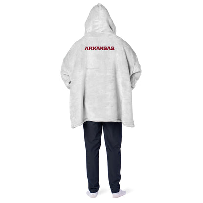 Arkansas Razorbacks fleece hoody back