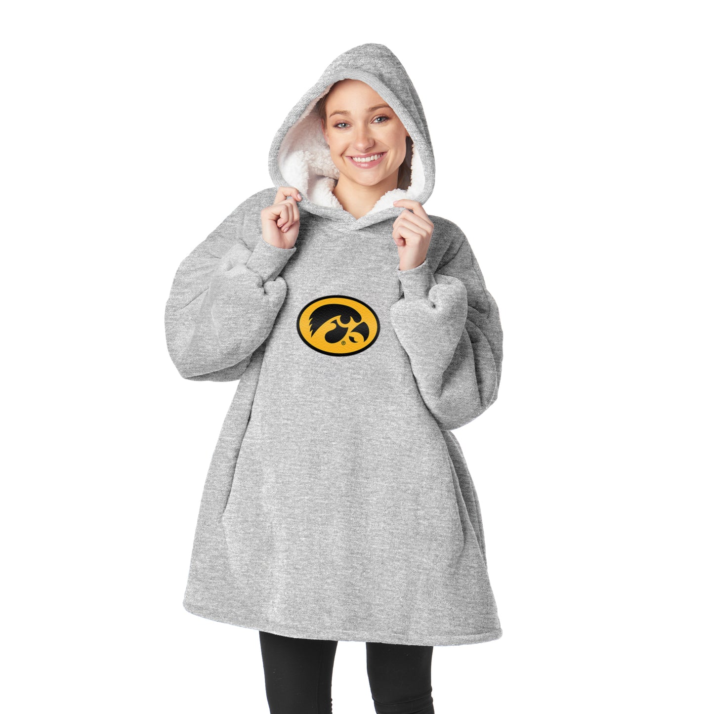 Iowa Hawkeyes Sherpa Fleece hoody back
