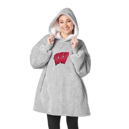 Wisconsin Badgers Sherpa Fleece hoody back