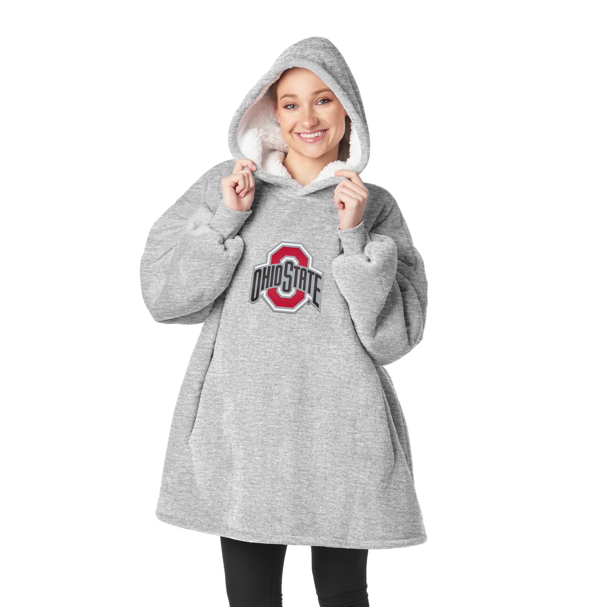 Ohio State Buckeyes Sherpa Fleece hoody back