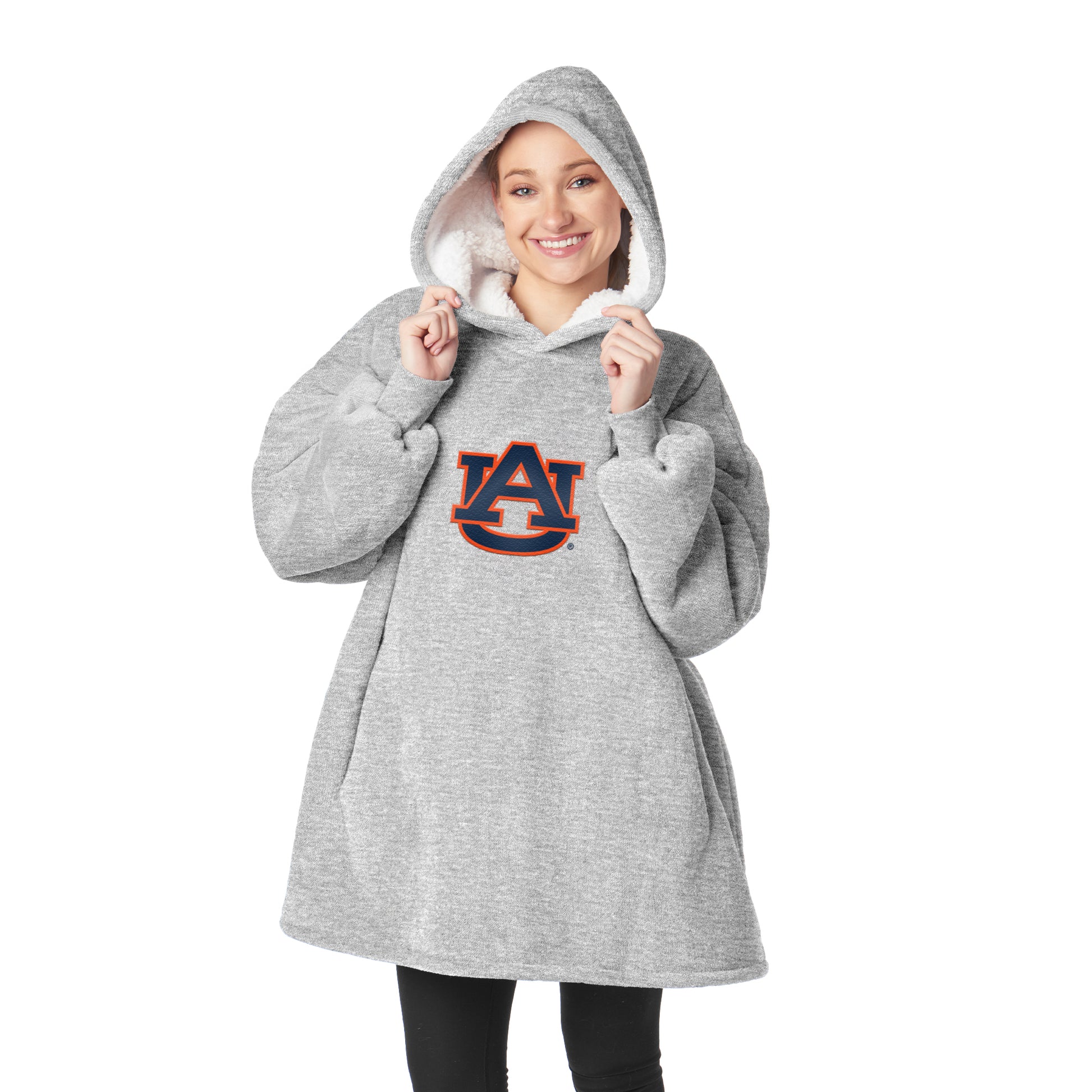 Auburn Tigers Sherpa Fleece hoody back
