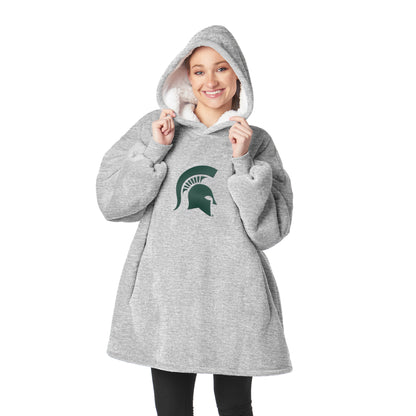 Michigan State Spartans Sherpa Fleece hoody back