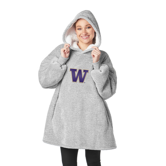 Washington Huskies Sherpa Fleece hoody back