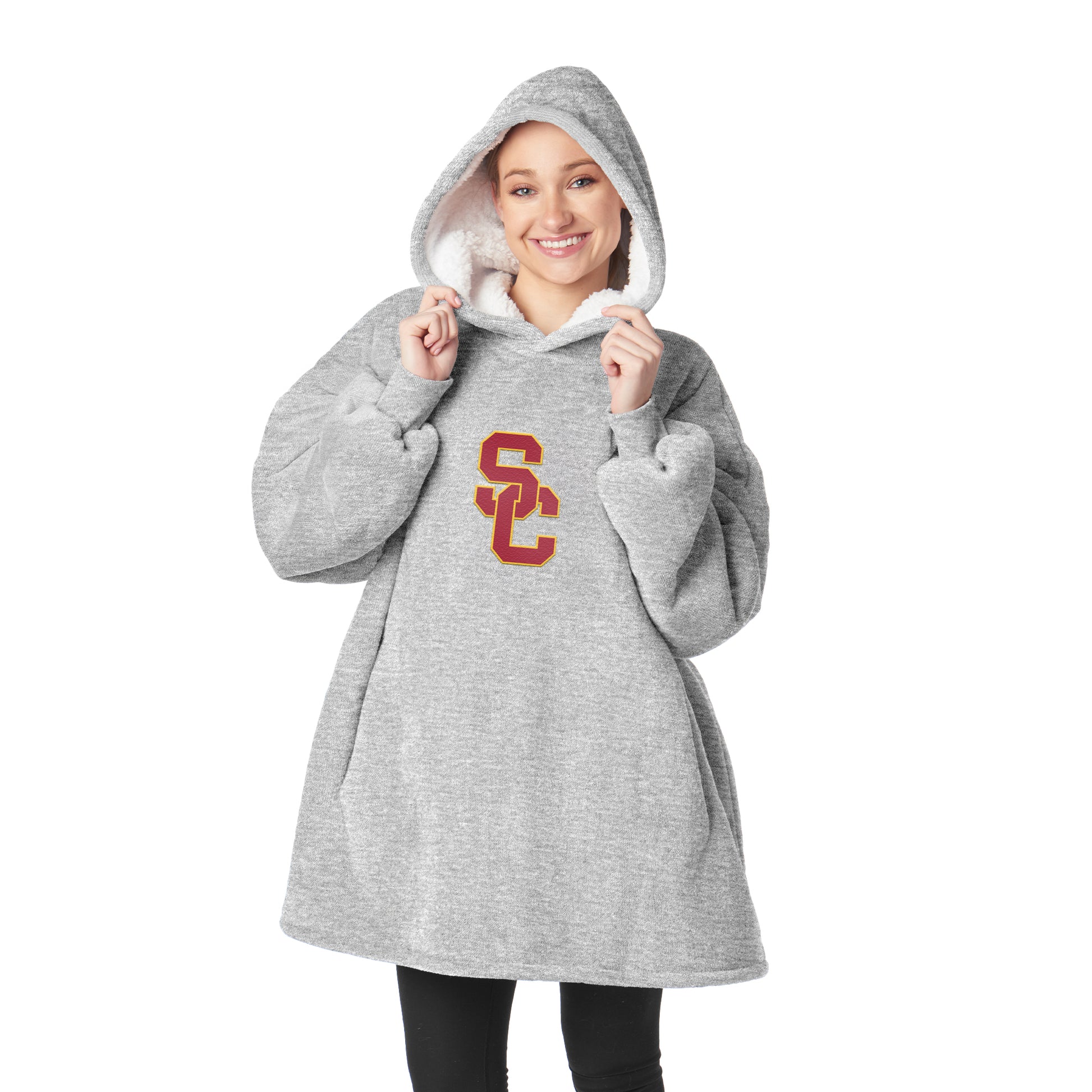 USC Trojans Sherpa Fleece hoody back