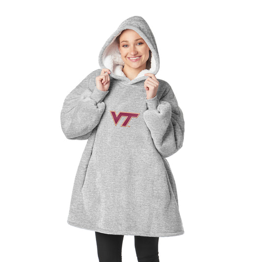 Virginia Tech Hokies Sherpa Fleece hoody back