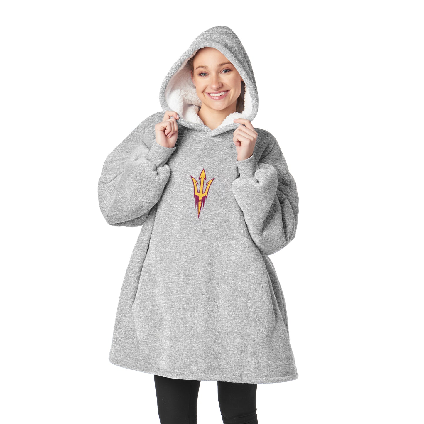 Arizona State Sun Devils Sherpa Fleece hoody back