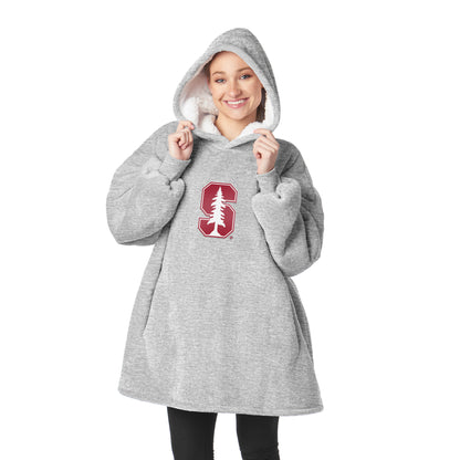 Stanford Cardinal Sherpa Fleece hoody back