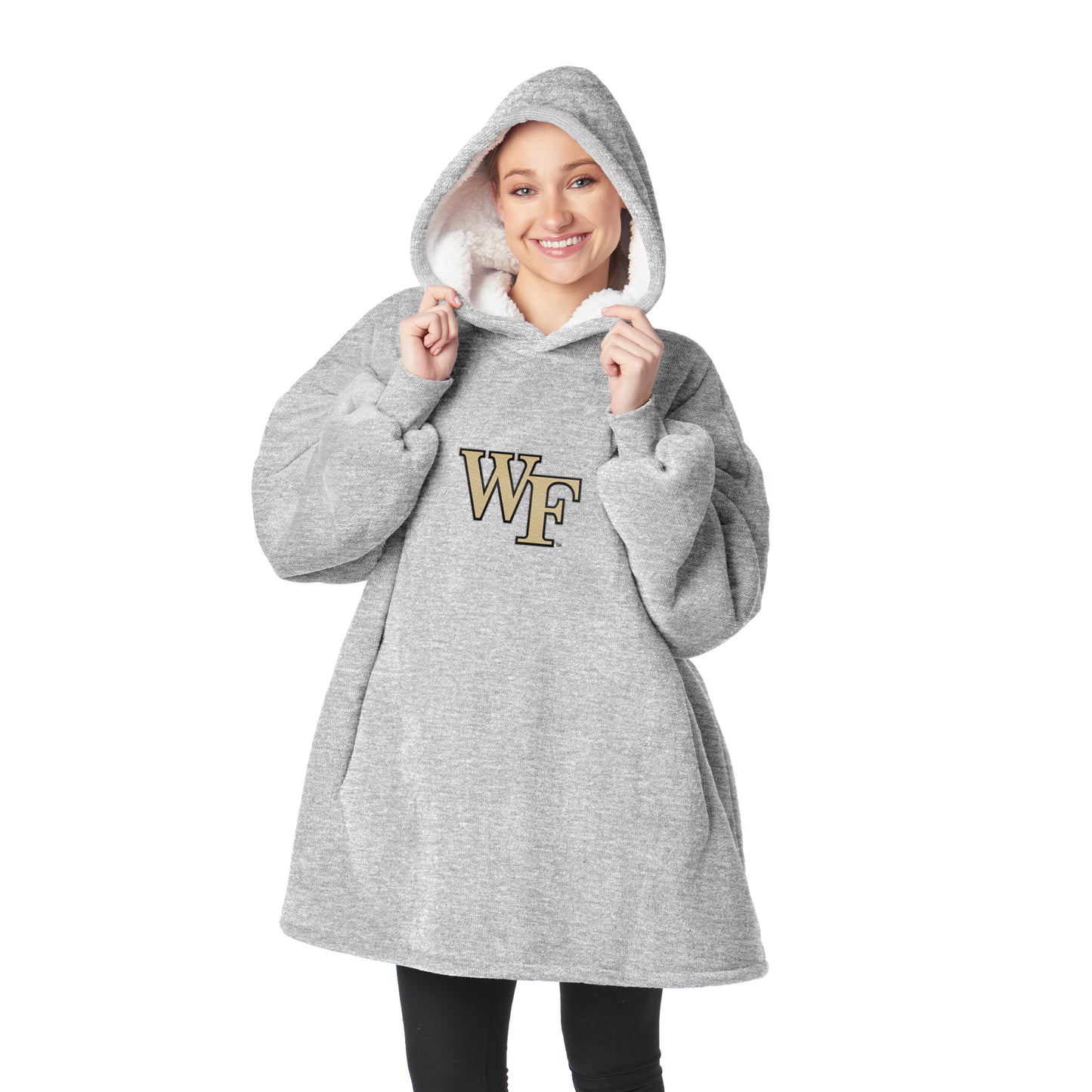 Wake Forest Demon Deacons Sherpa Fleece hoody back