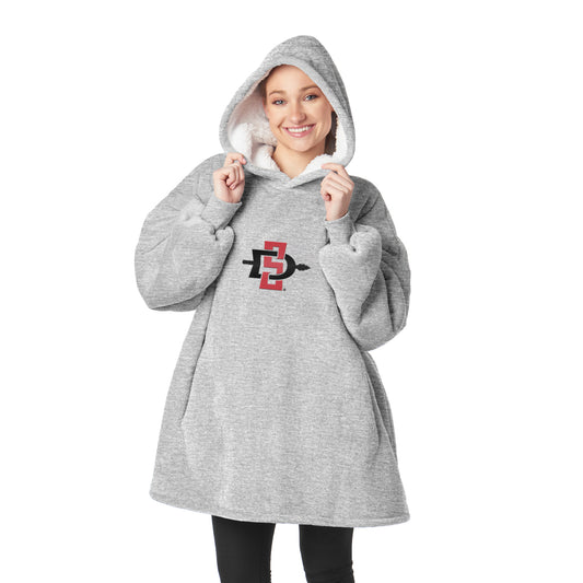 San Diego State Aztecs Sherpa Fleece hoody back