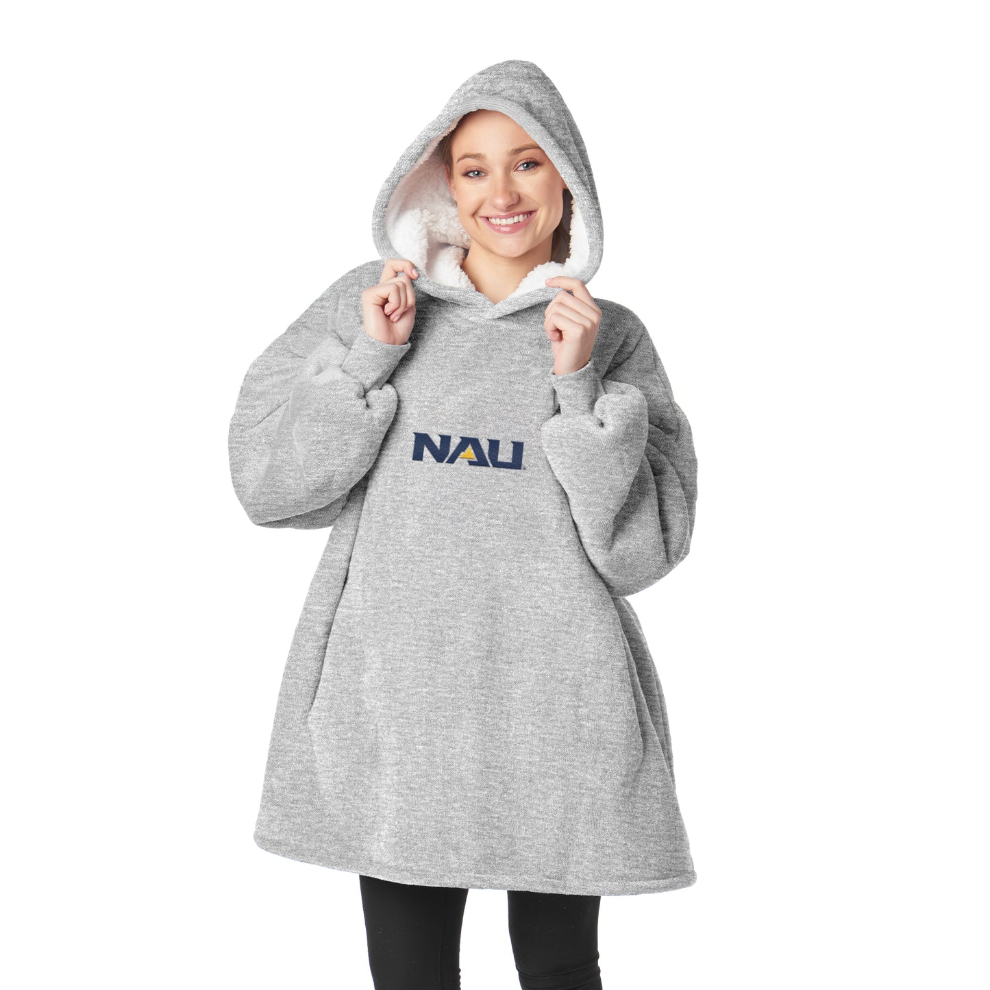 Northern Arizona Lumberjacks Sherpa Fleece hoody back
