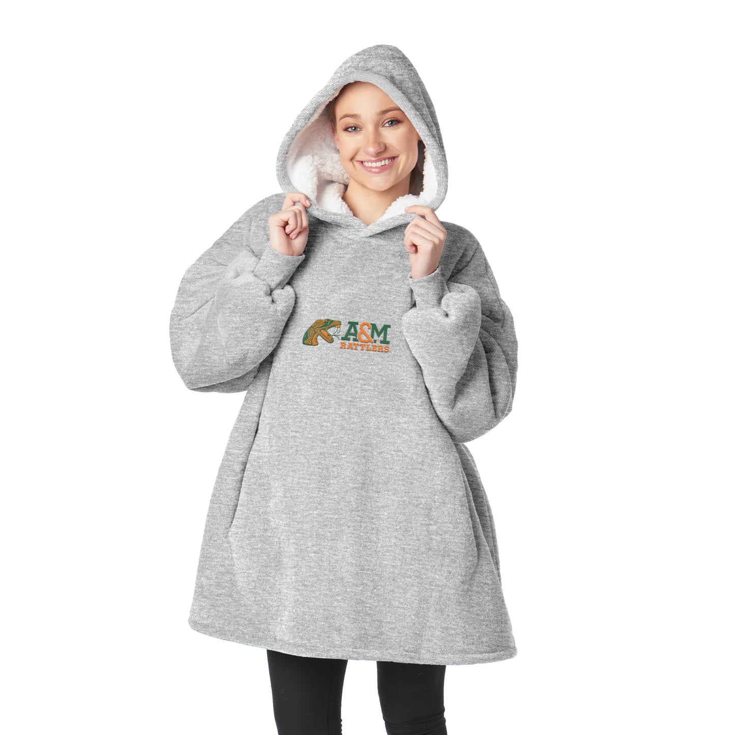 Florida A&M Rattlers Sherpa Fleece hoody back