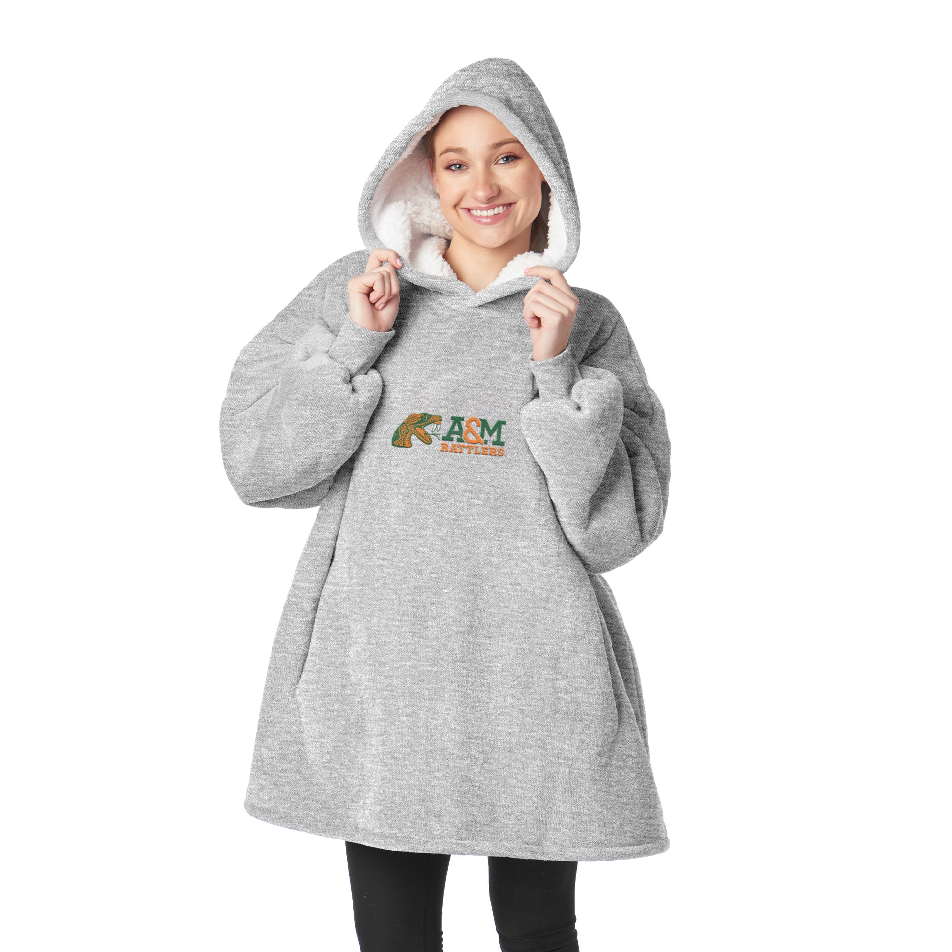 Florida A&M Rattlers Sherpa Fleece hoody back
