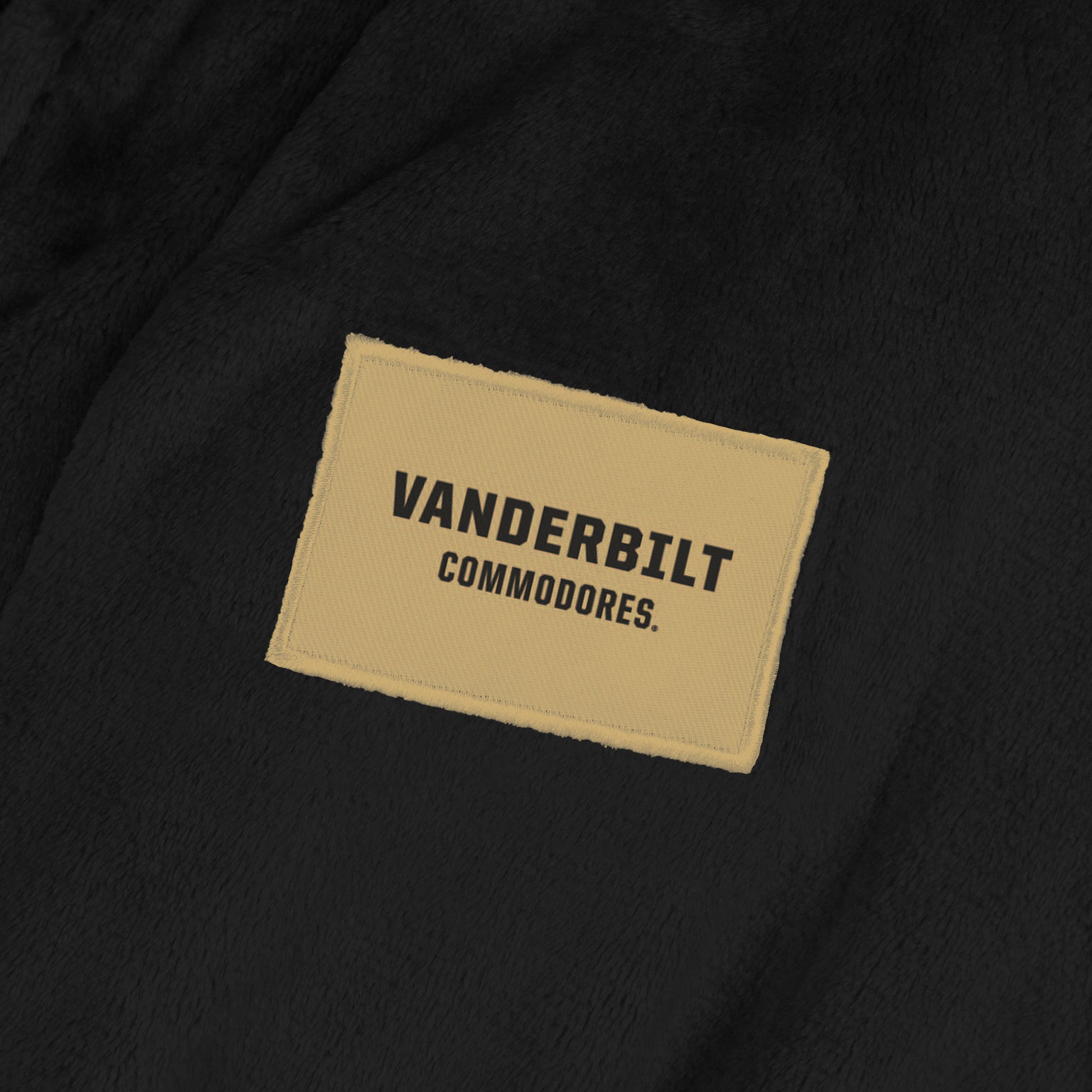Vanderbilt Commodores Womens SHERPA bathrobe back