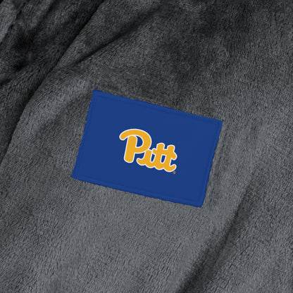 Pittsburgh Panthers Womens SHERPA bathrobe back