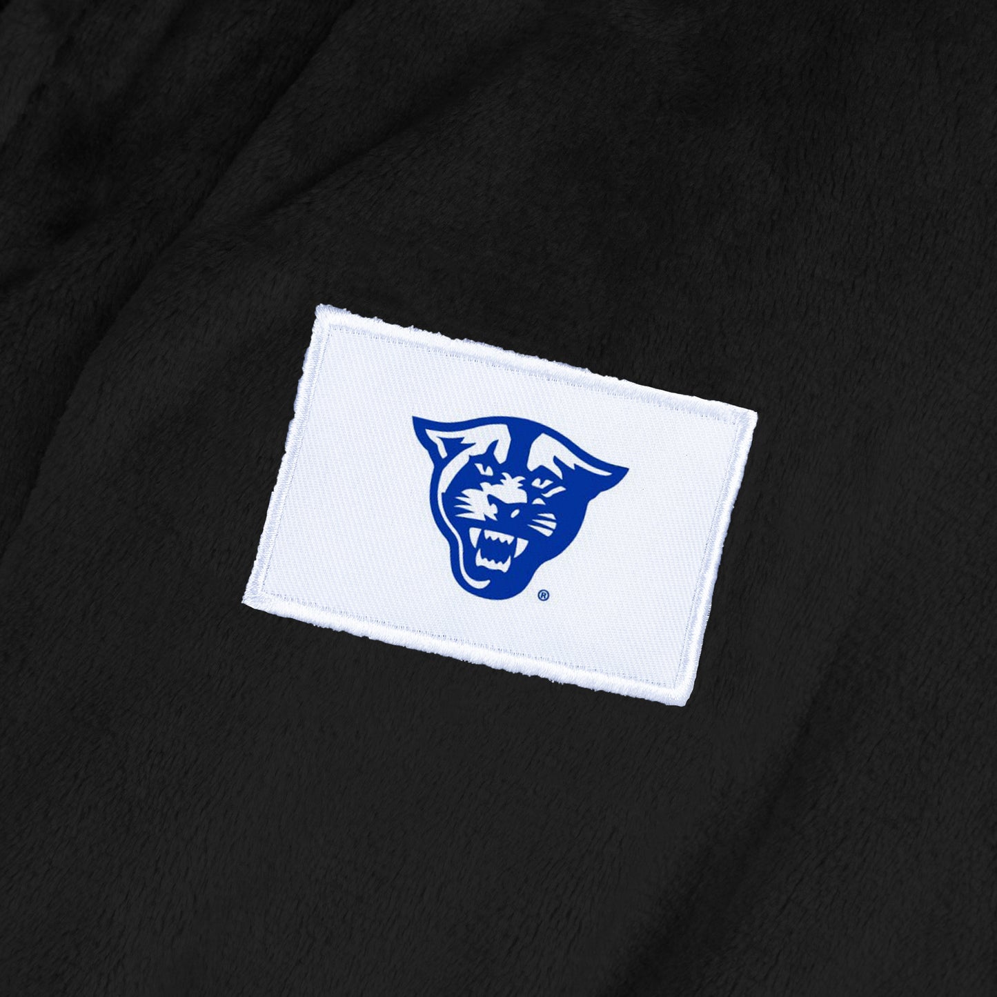 Georgia State Panthers Womens SHERPA bathrobe back