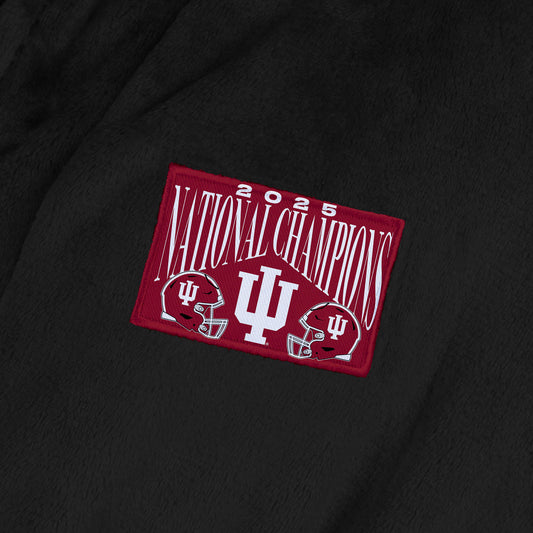 Indiana Hoosiers college football champs silk touch bathrobe patch