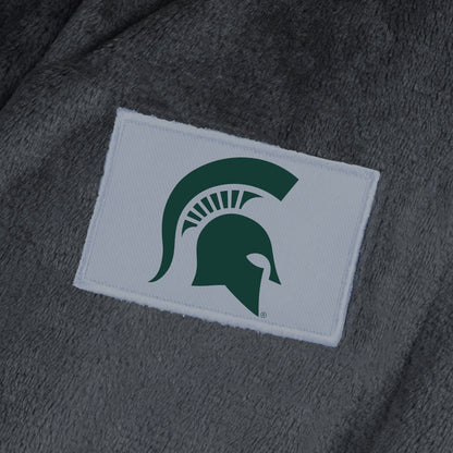 Michigan State Spartans team color bathrobe patch