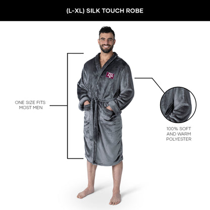 Texas A&M Aggies silk touch team color bathrobe dimensions