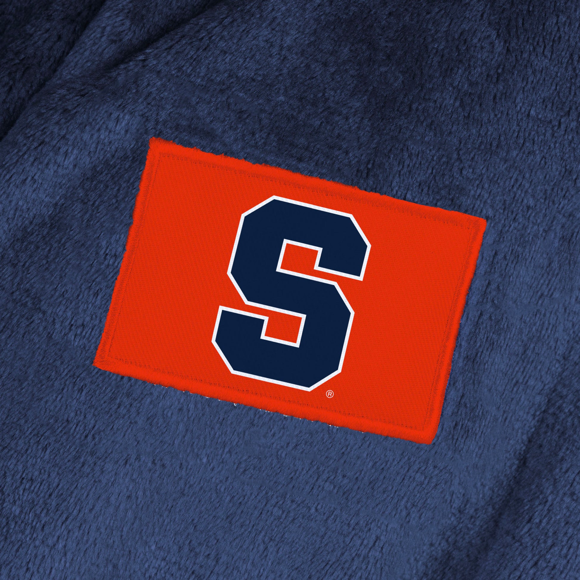 Syracuse Orange team color bathrobe patch