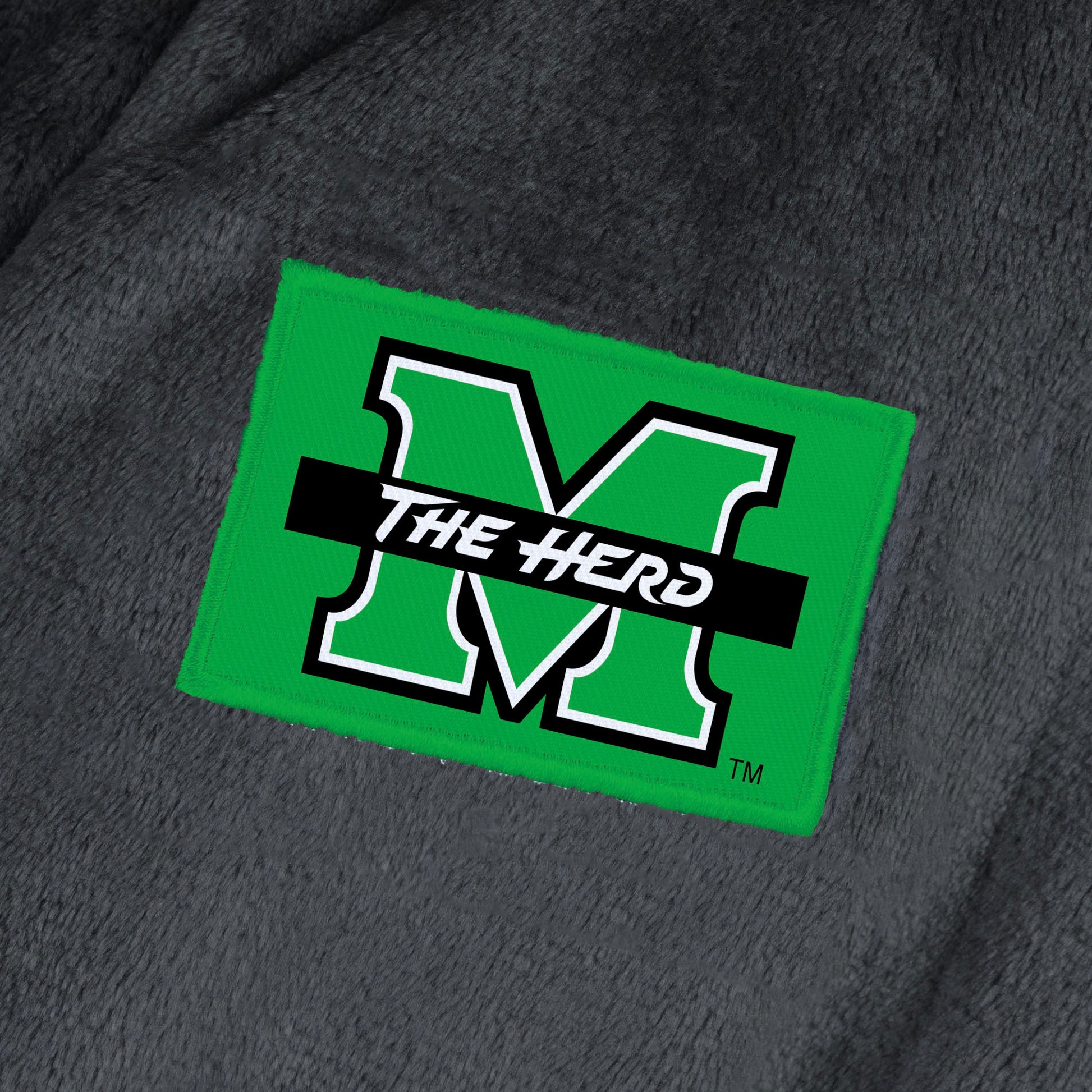 Marshall Thundering Herd team color bathrobe patch