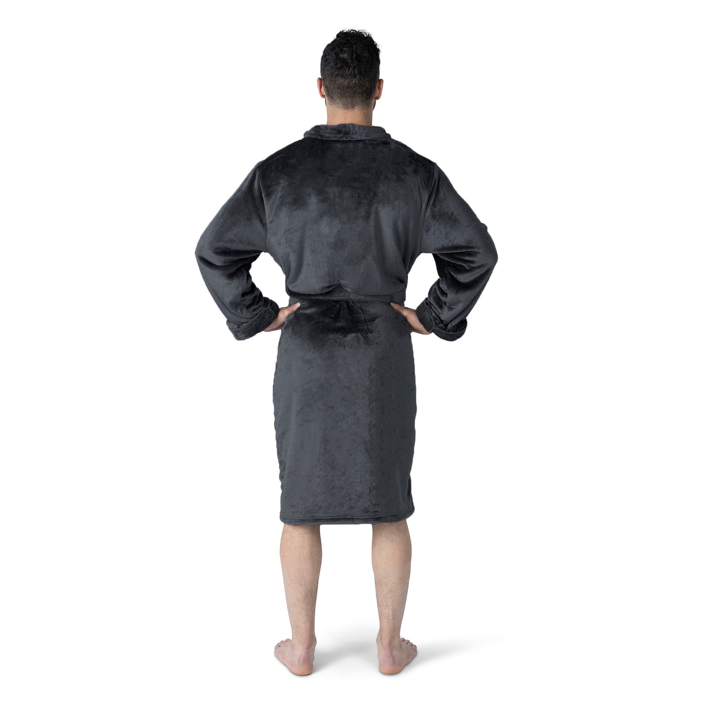 Mississippi State Bulldogs silk touch team color bathrobe Back