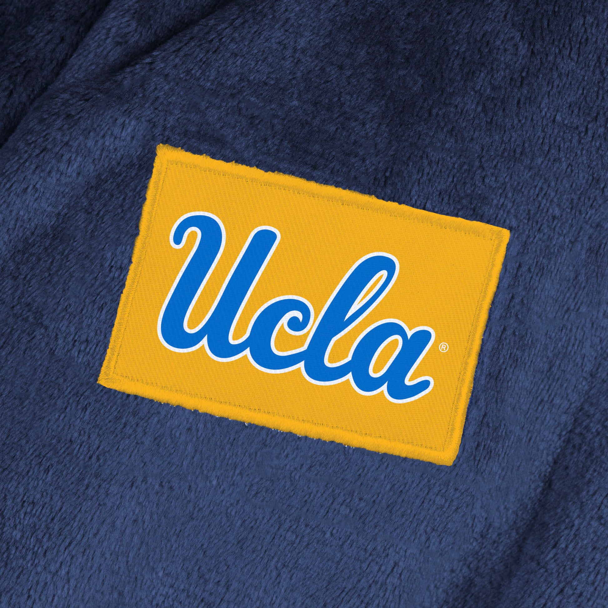 UCLA Bruins team color bathrobe patch