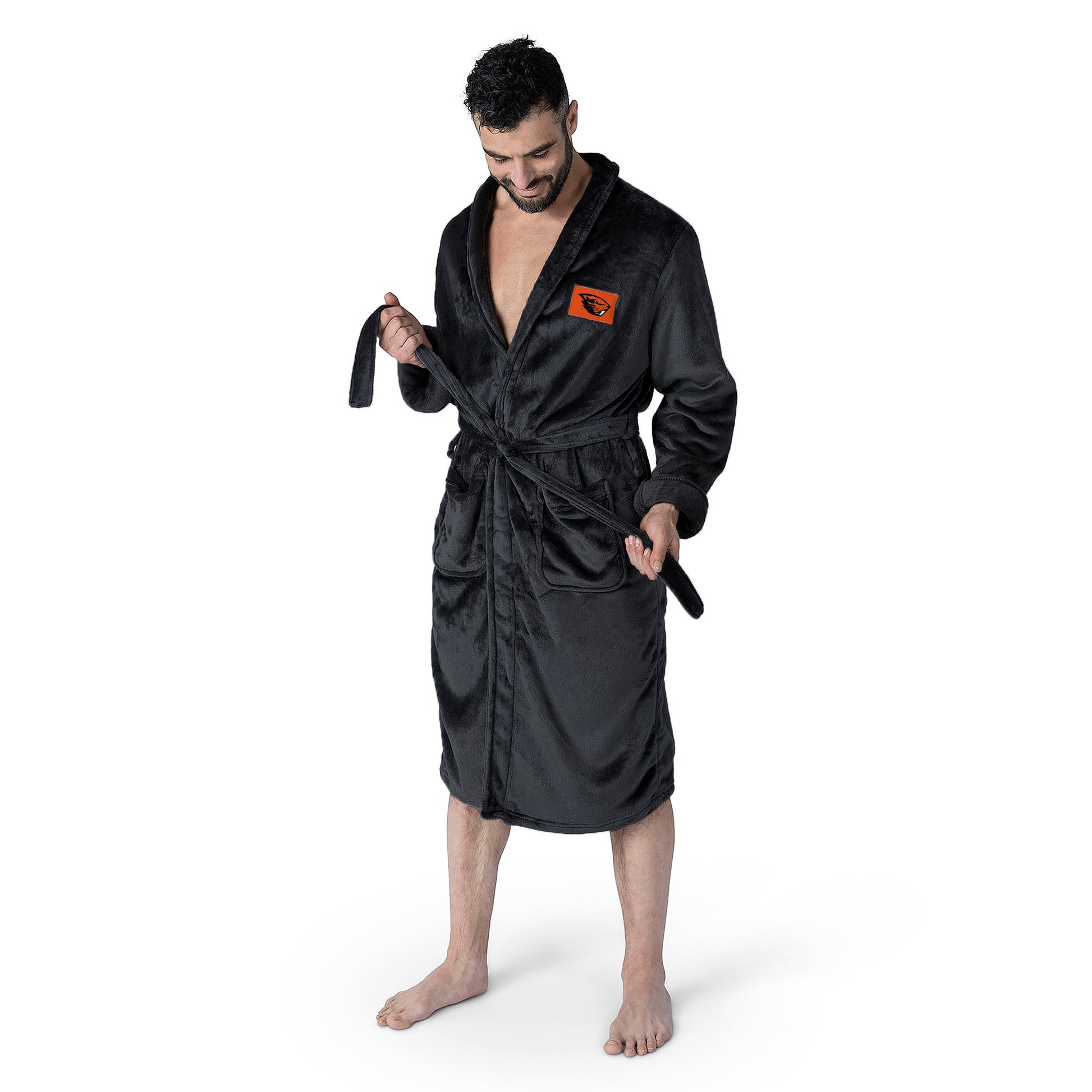 Oregon State Beavers silk touch team color bathrobe