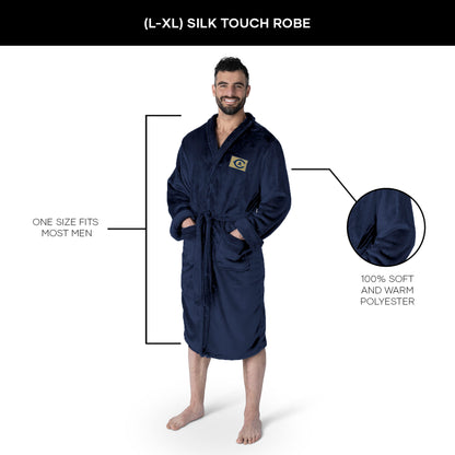 UC Davis Aggies silk touch team color bathrobe dimensions