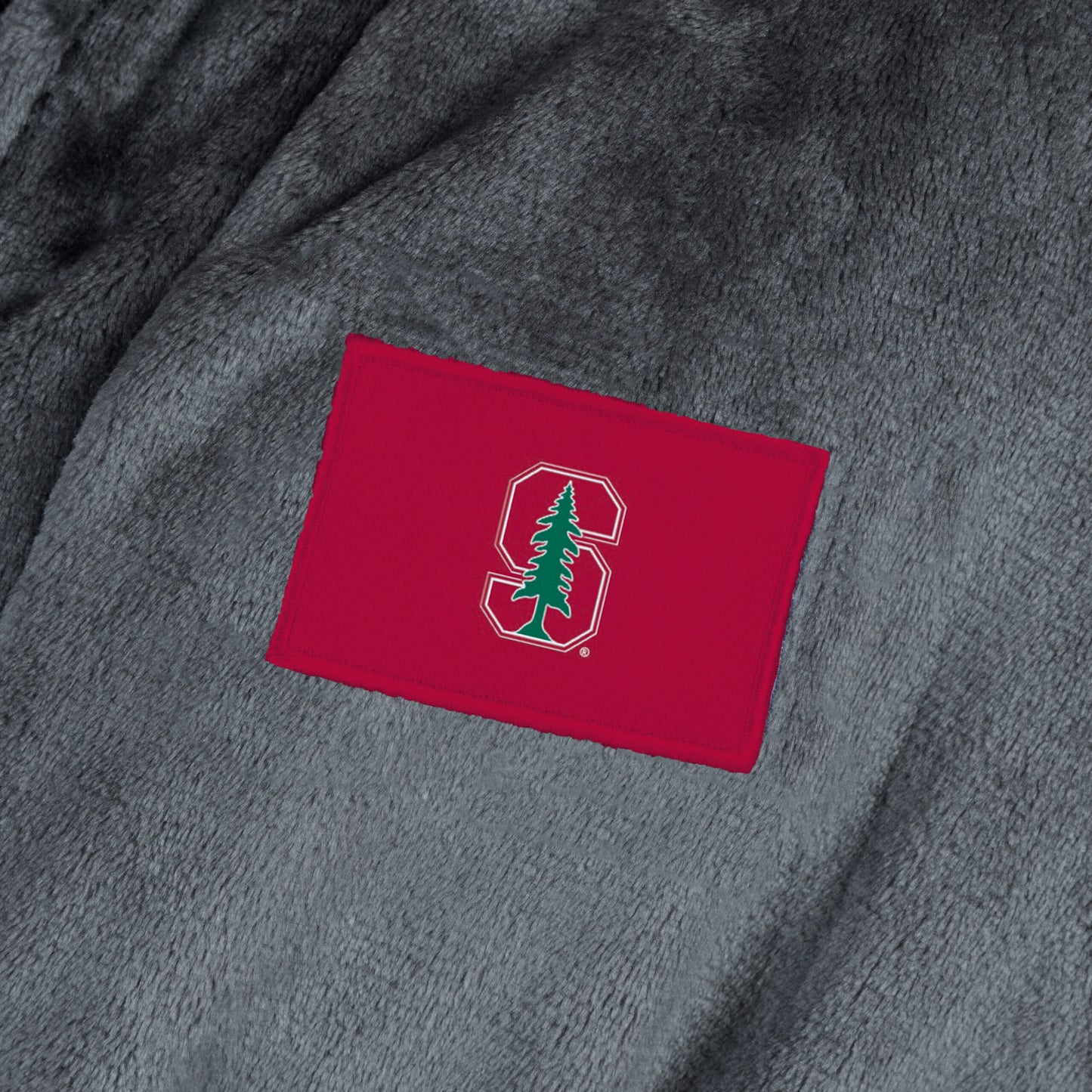 Stanford Cardinal team color bathrobe patch