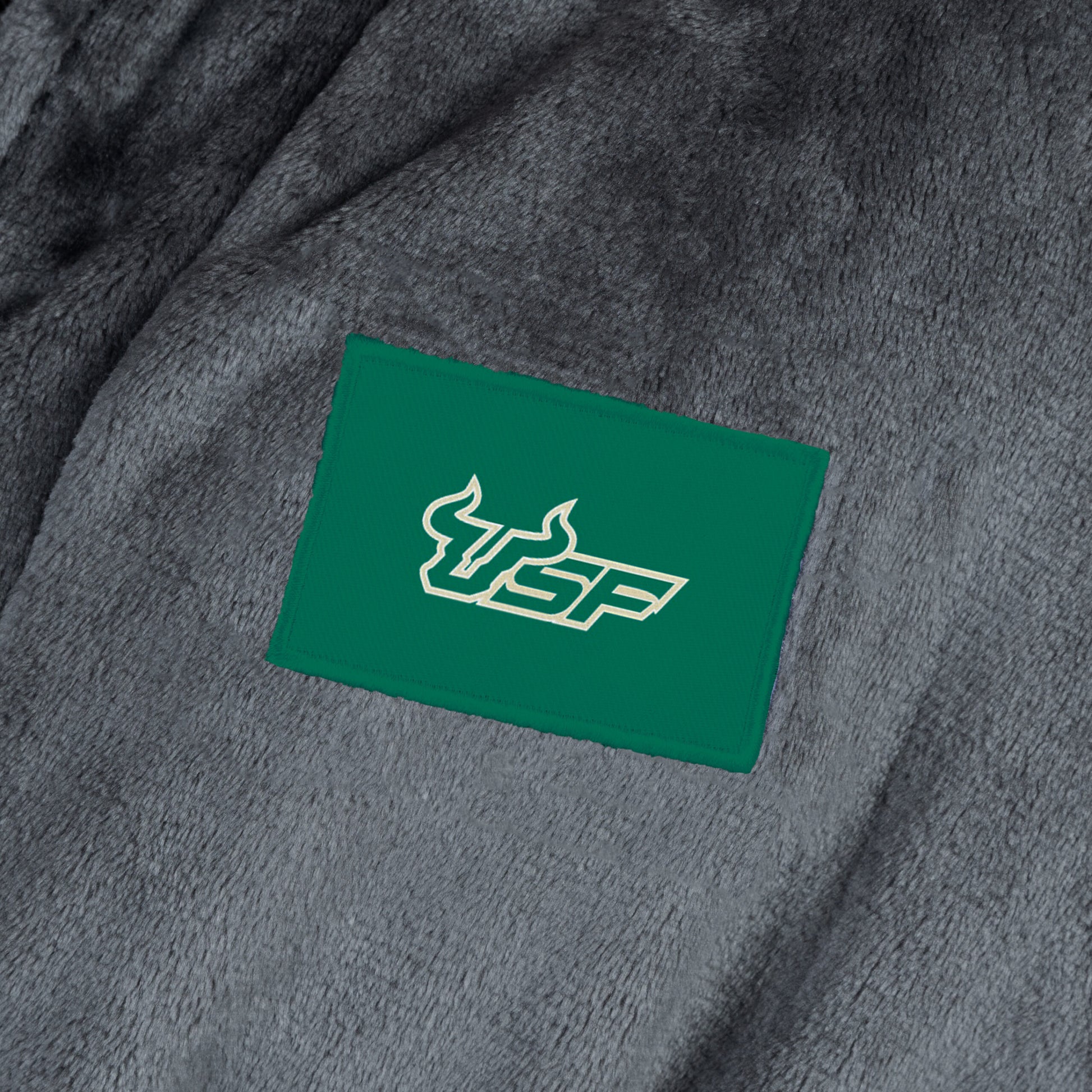 South Florida Bulls team color bathrobe patch