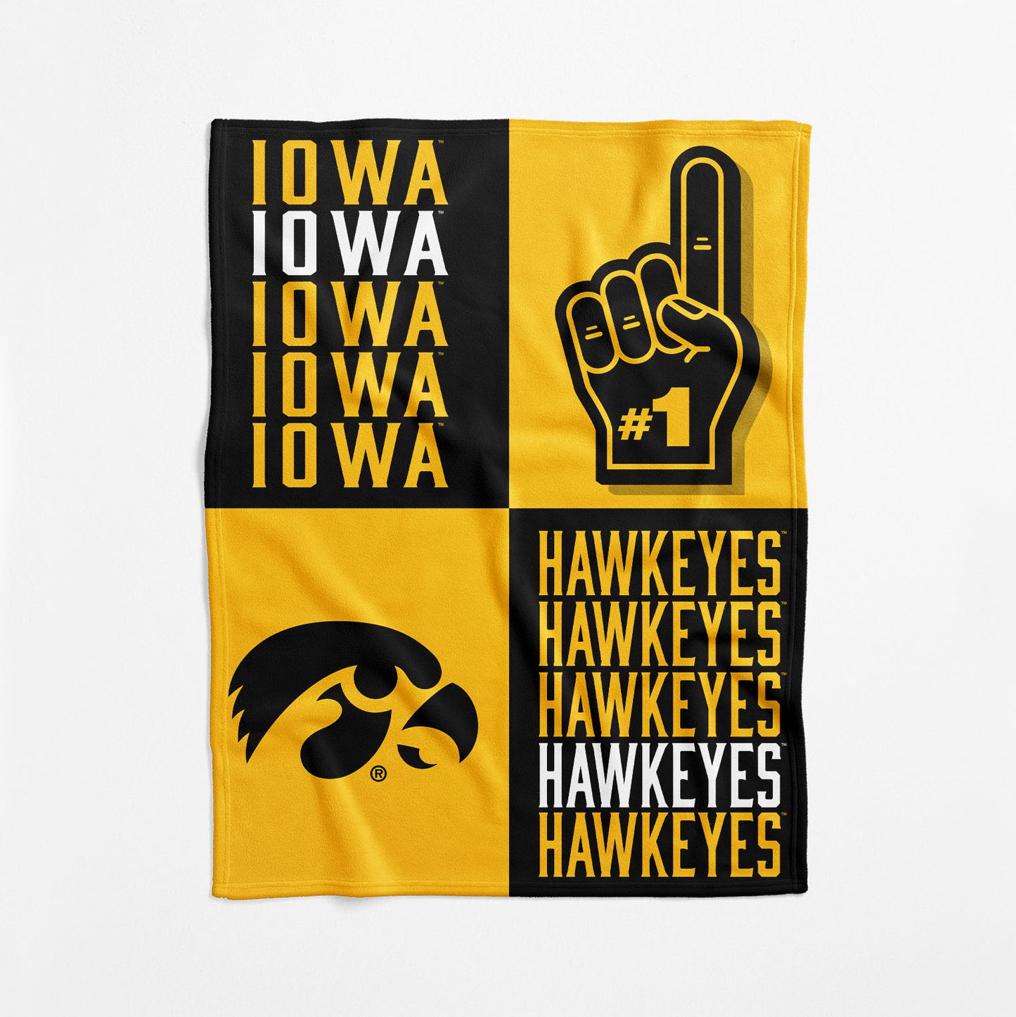 Iowa Hawkeyes Swaddle Blanket