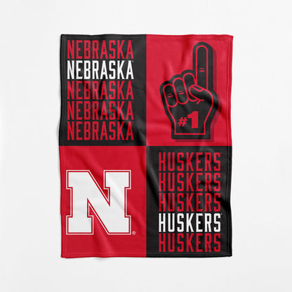 Nebraska Cornhuskers Swaddle Blanket