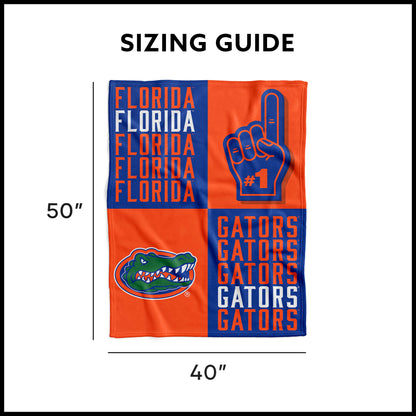 Florida Gators Swaddle Blanket Dimensions