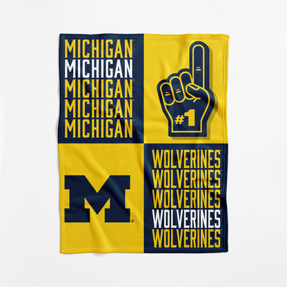 Michigan Wolverines Swaddle Blanket