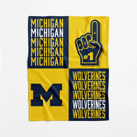 Michigan Wolverines Swaddle Blanket